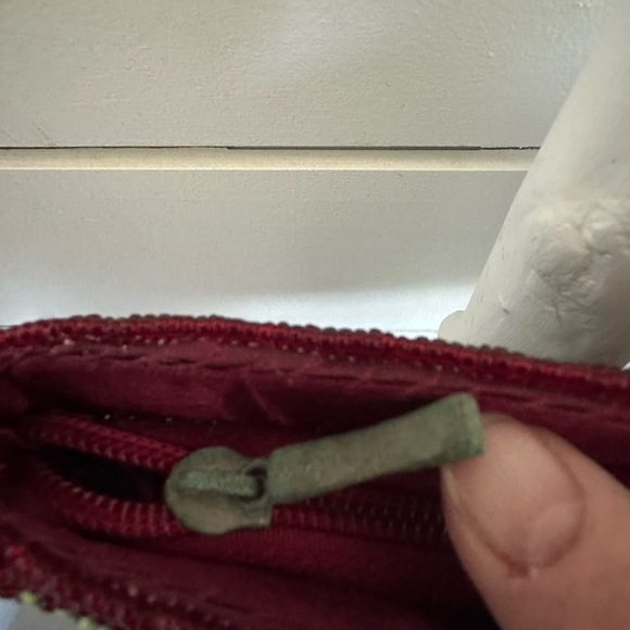 Elegant Multicolor Beaded Women's Bag burgundy, blue green yellow - Picture 2 of 9